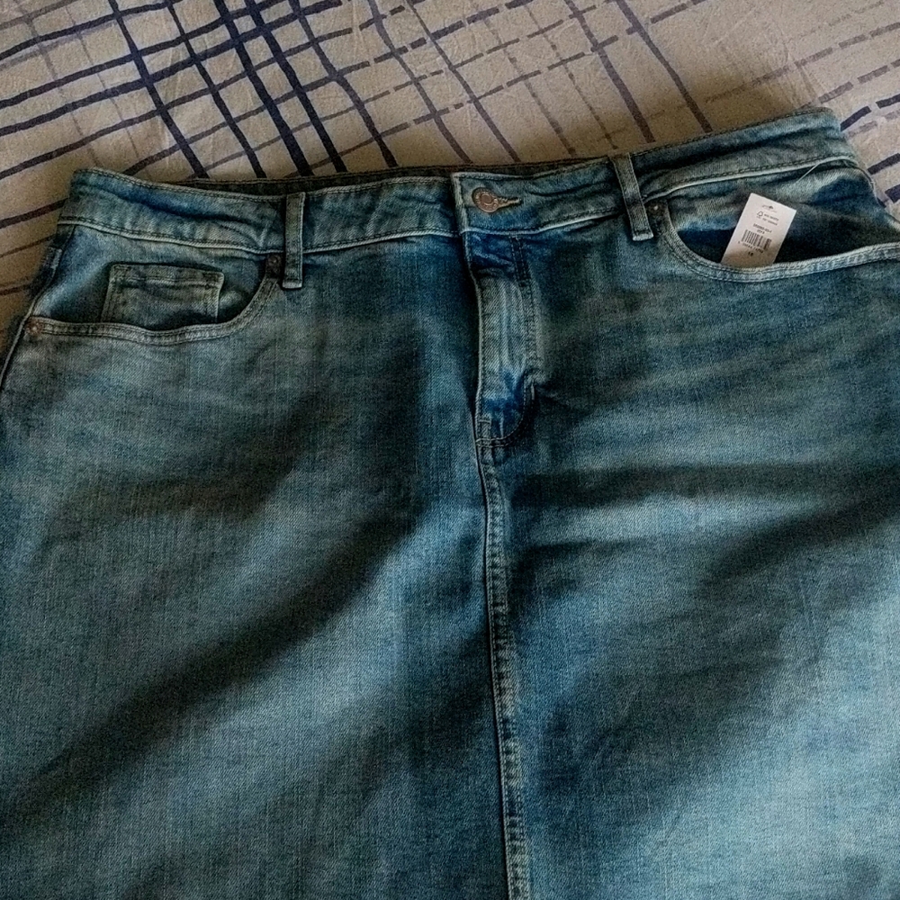 Denim Mini Skirt